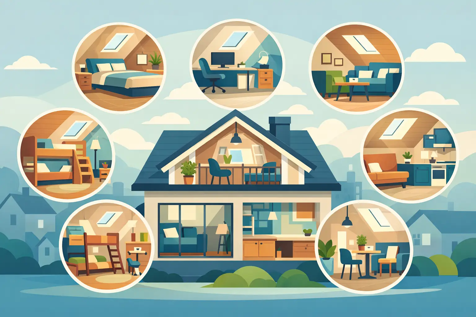 7 Best Loft Conversion Layouts for Homes
